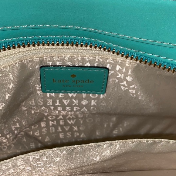 Kate Spade Angelica Crossbody Purse Tiffany Blue - Picture 8 of 11
